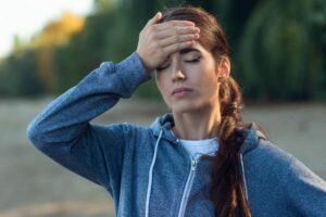 A runner with a headache, post-illness progress recovery for runners